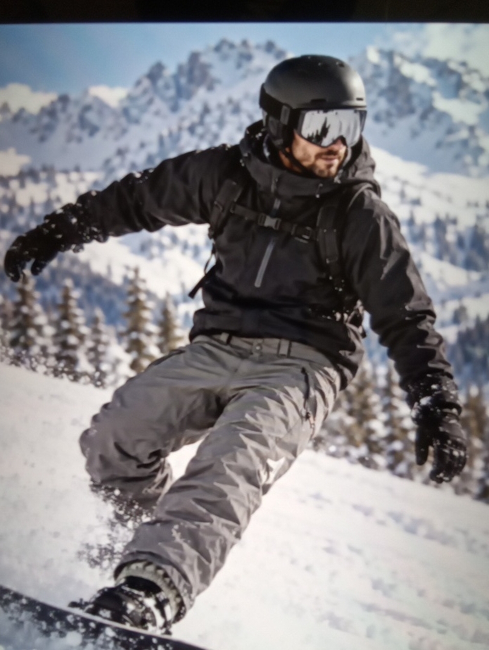 Burton Men's Gray Snow Pants - Weather-Ready Design Gorpcore Outdoors  Winter M